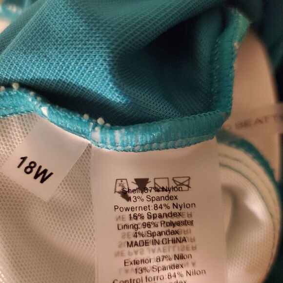 Bleu Rod Beattie Sea Dive Ruched One Piece 18W - Picture 12 of 13